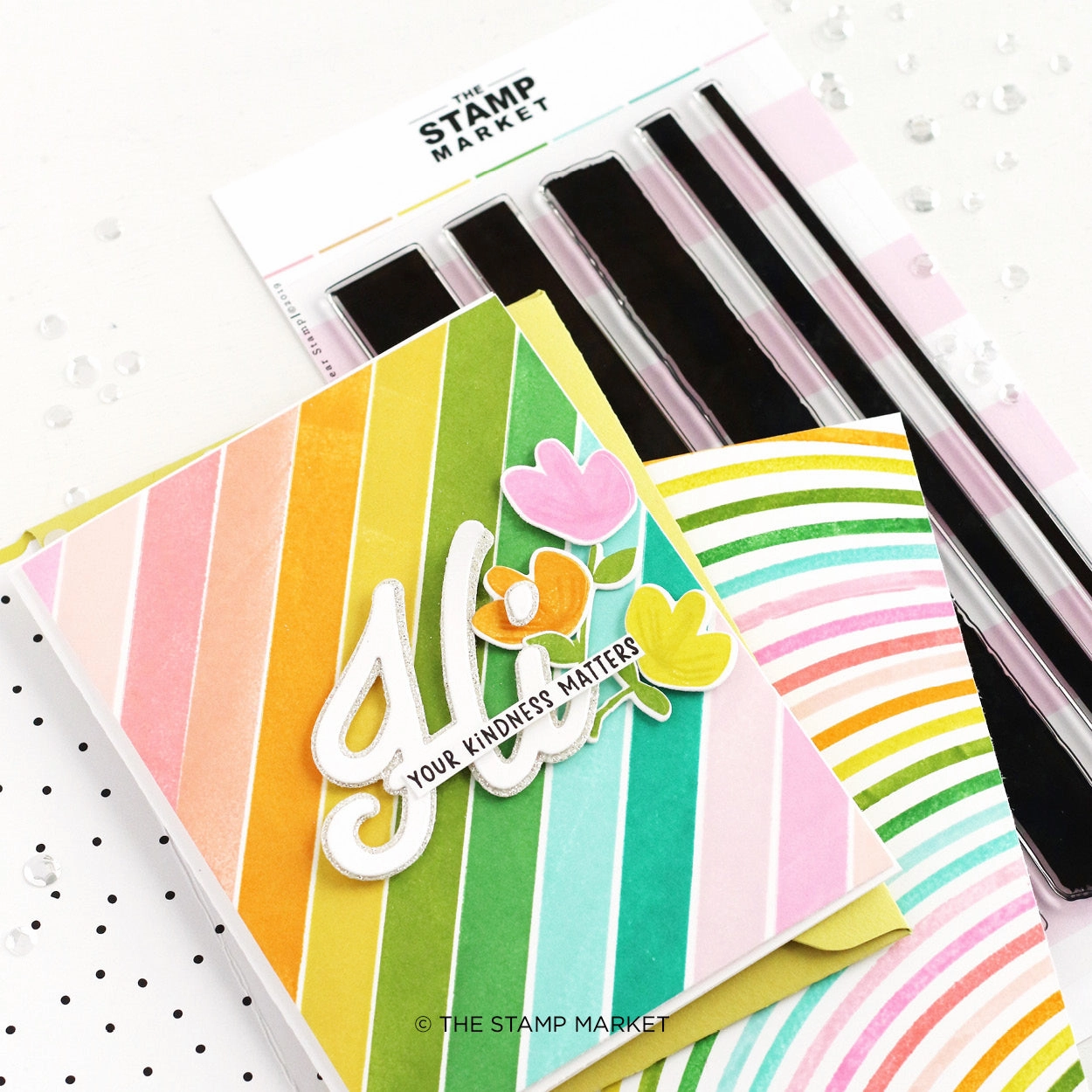 vintage maxi Simply Stripes Stamp
