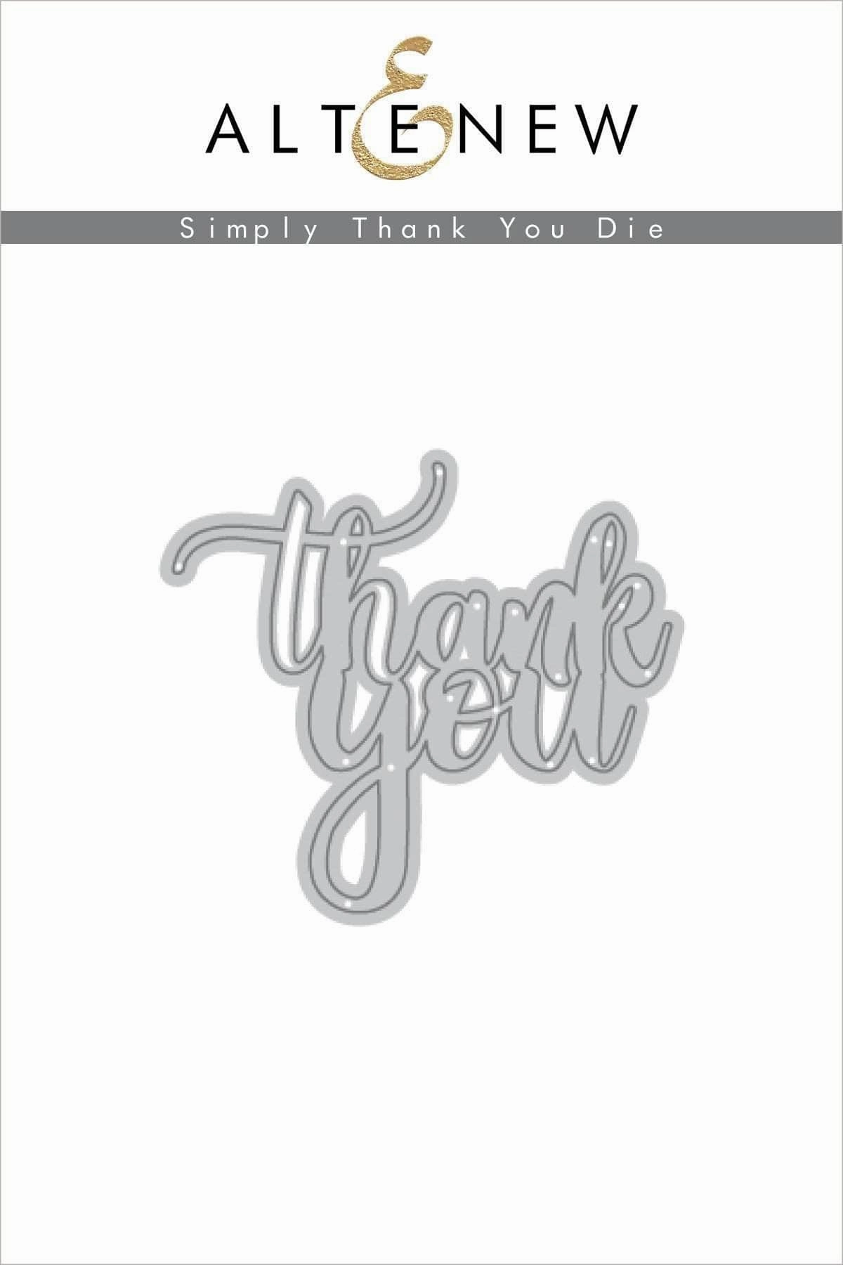 Simply Thank You Die magnetic