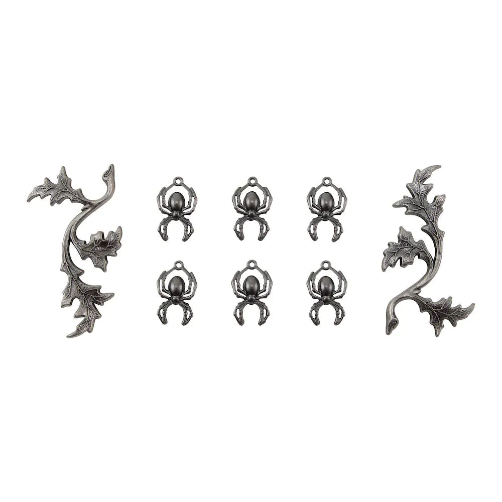compact Tim Holtz Idea-Ology Halloween Spiders And Branches