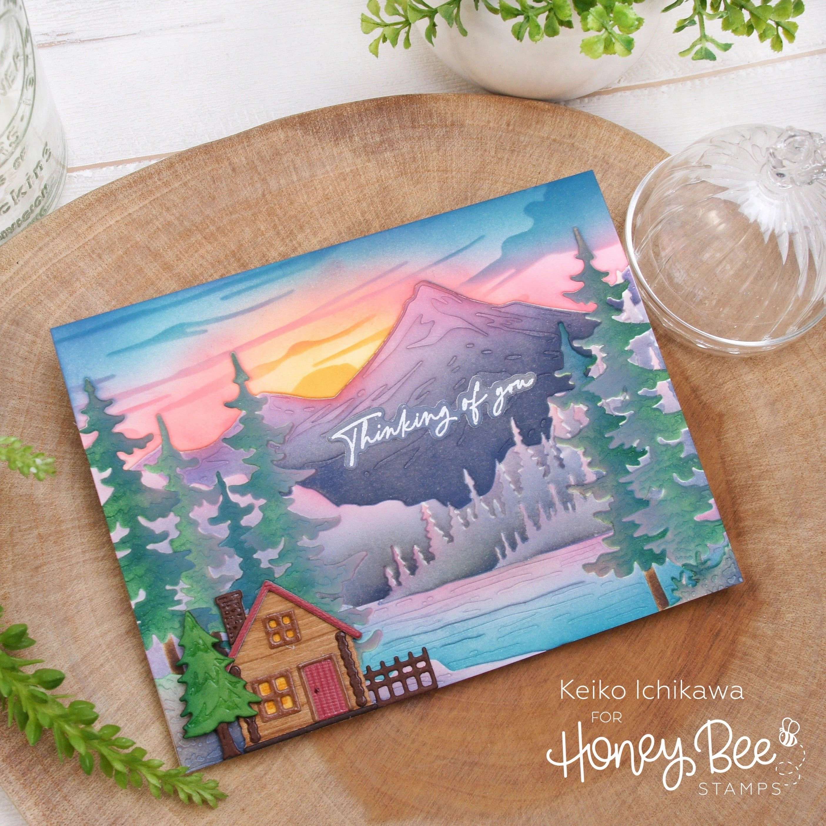 collapsible Be Still - 6X6 Stamp Set
