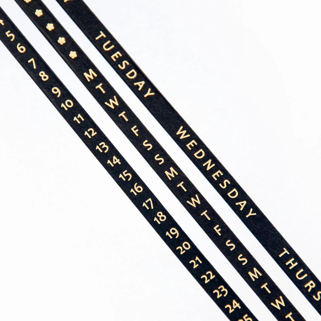 Days & Dates Slim Washi Tape Set robust