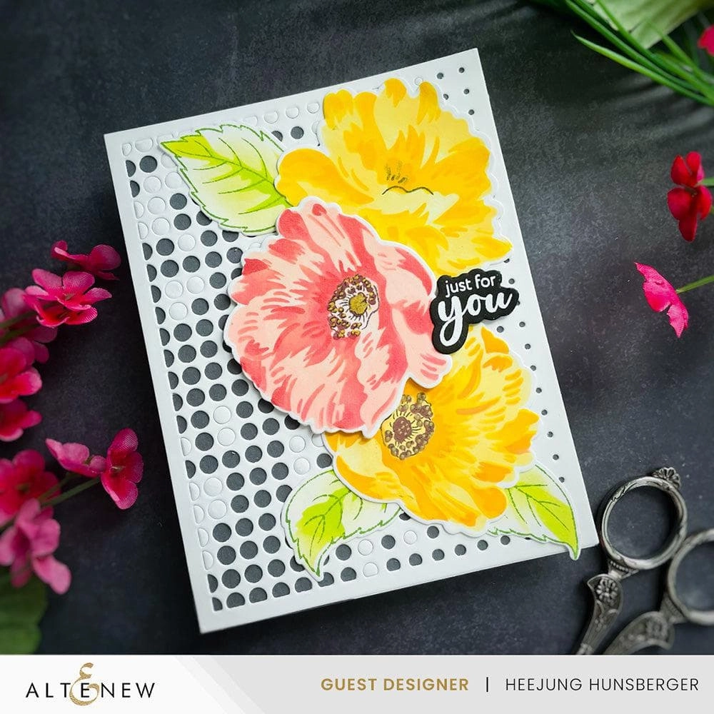 Dynamic Duo: Watercolor Dreams Add-On Die Set cotton