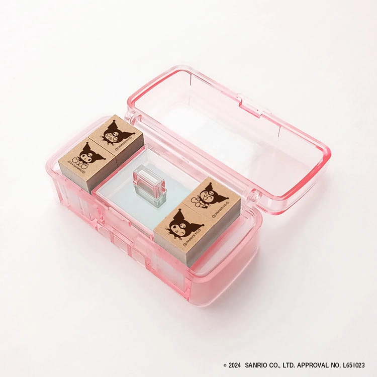 Kuromi Mini Stamp Set expandable ceramic