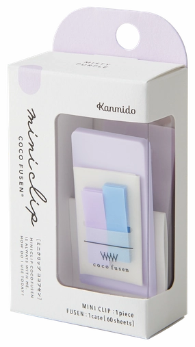 sturdy warm Mini Clip Coco Fusen Misty Purple