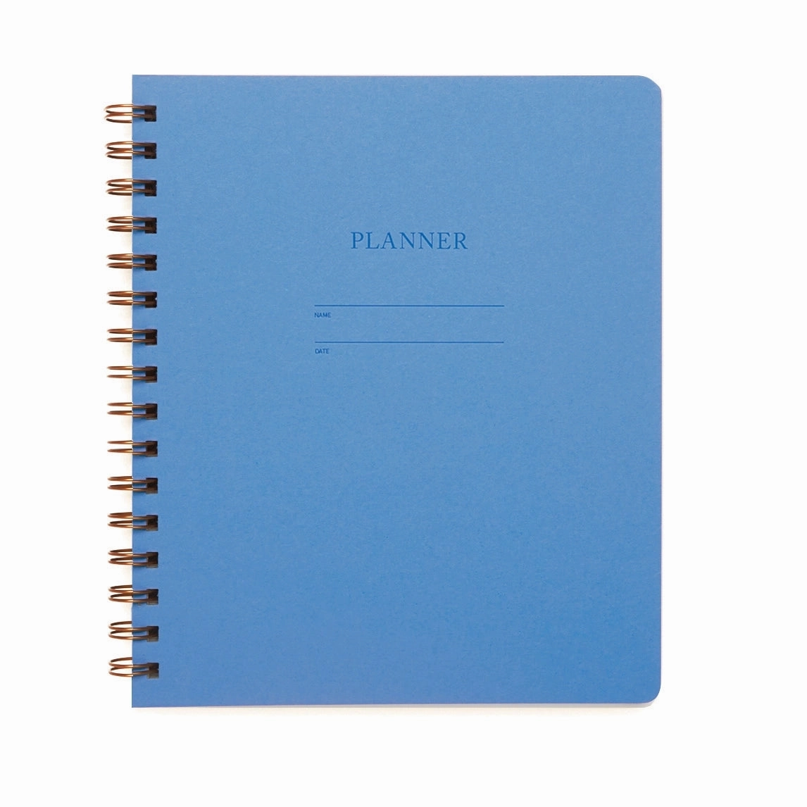 The Standard Spiral Planner Notebook leather
