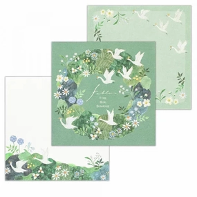Six Swans Fable Memo Pad seasonal mini