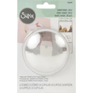 Sizzix  Shaker Domes - Circle 2 1/2" superior vegan