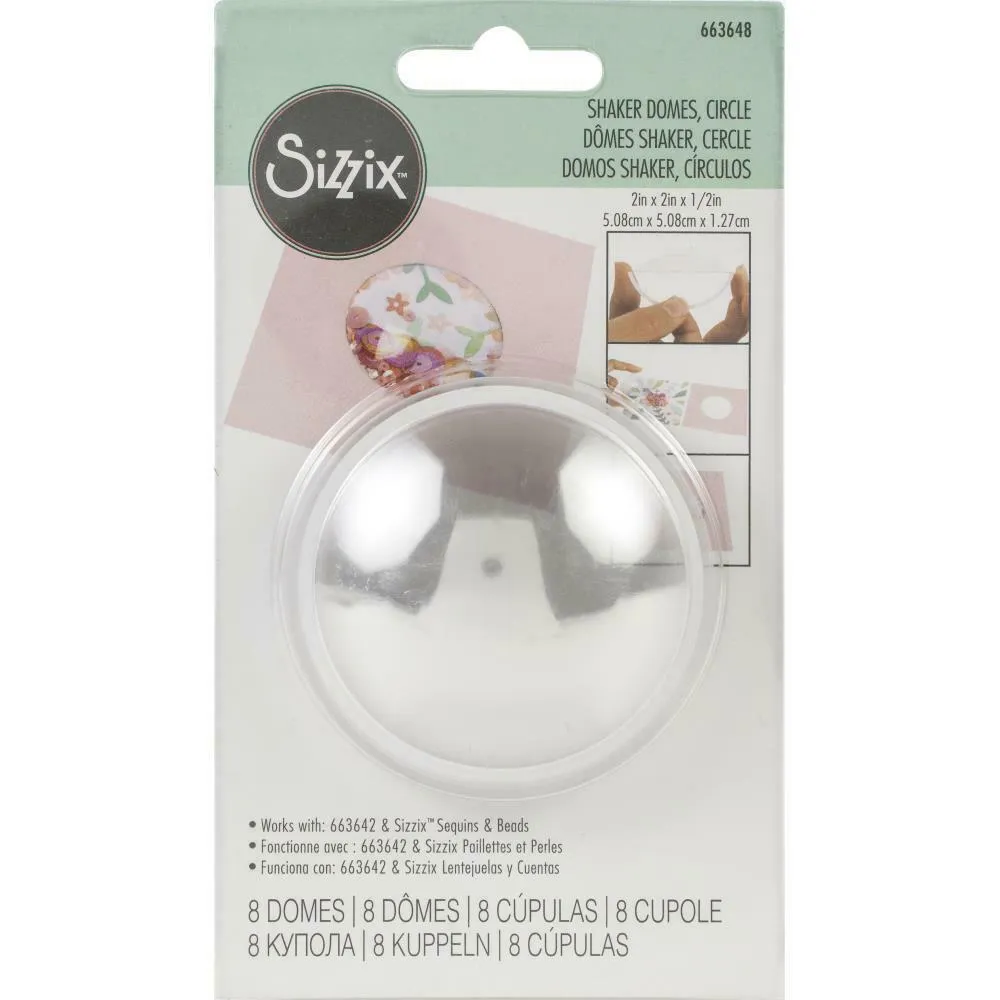 Sizzix  Shaker Domes - Circle 2" gift