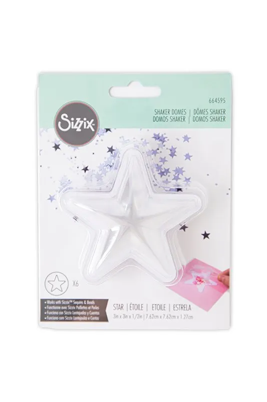 Sizzix Shaker Domes  Star affordable