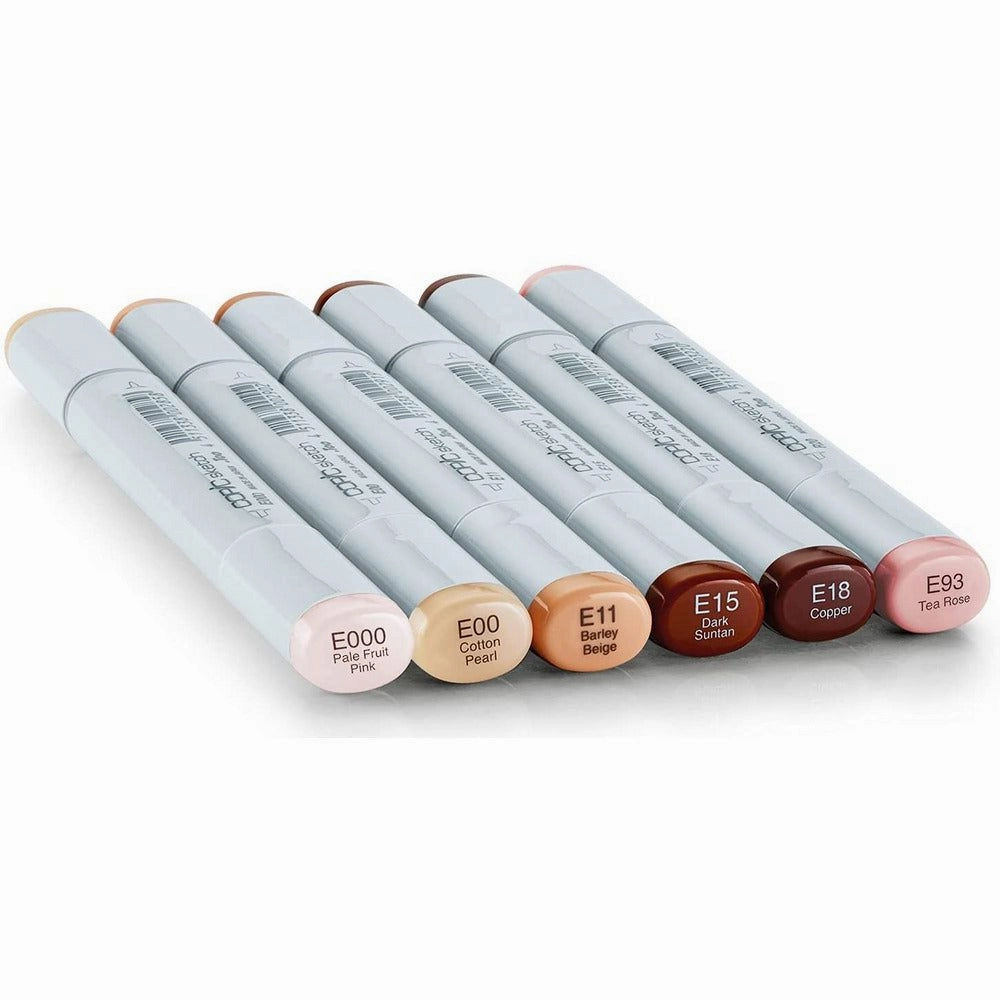exclusive ergonomic Sketch By Copic - Portrait  - 6Pkg