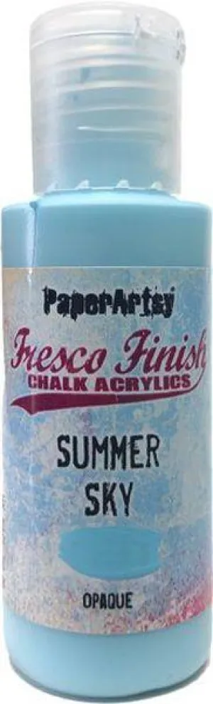 short Fresco Finish Acrylic Paint - Summer Sky