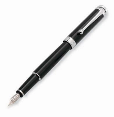 Aurora Talentum Finesse Black Fountain Pen nonslip