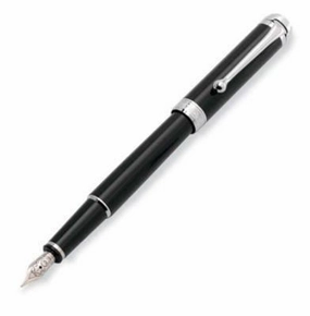 Aurora Talentum Finesse Black Fountain Pen nonslip