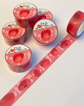 Blowfish Pink Washi Tape kit versatile