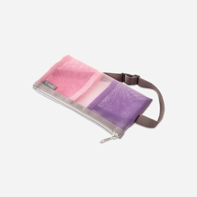 Book Band Pen Case // Mesh Purple/Pink new
