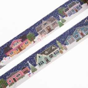 Christmas Village Washi Tape robust