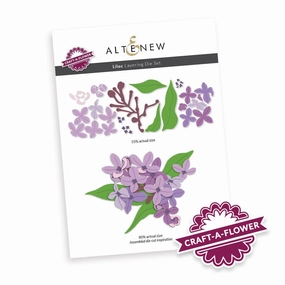 multipack round Craft-A-Flower: Lilac Layering Die Set