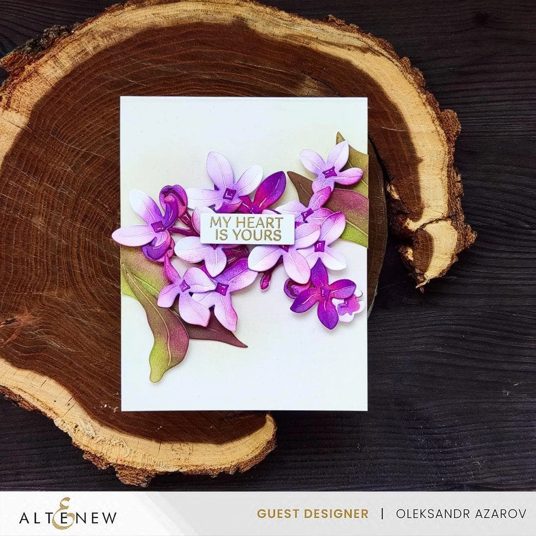 single bronze Craft-A-Flower: Lilac Layering Die Set