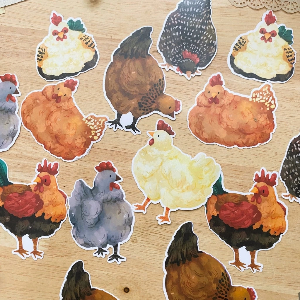 mini Paperaicashop Cutie Chimkens Sticker Pack