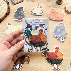 limited Paperaicashop Cutie Chimkens Sticker Pack