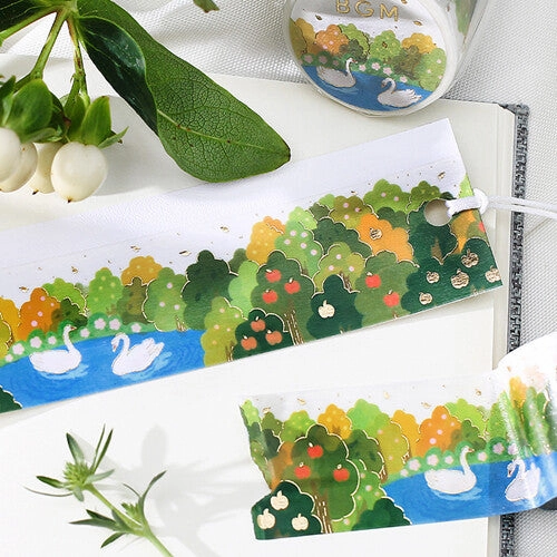 vivid collectible Swan Lake Washi Tape