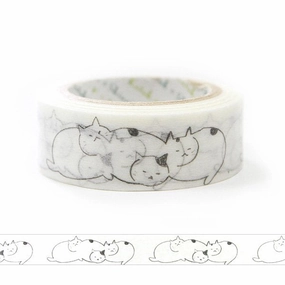 Sleeping Cat Washi Tape Shinzi Katoh Design refined bestselling