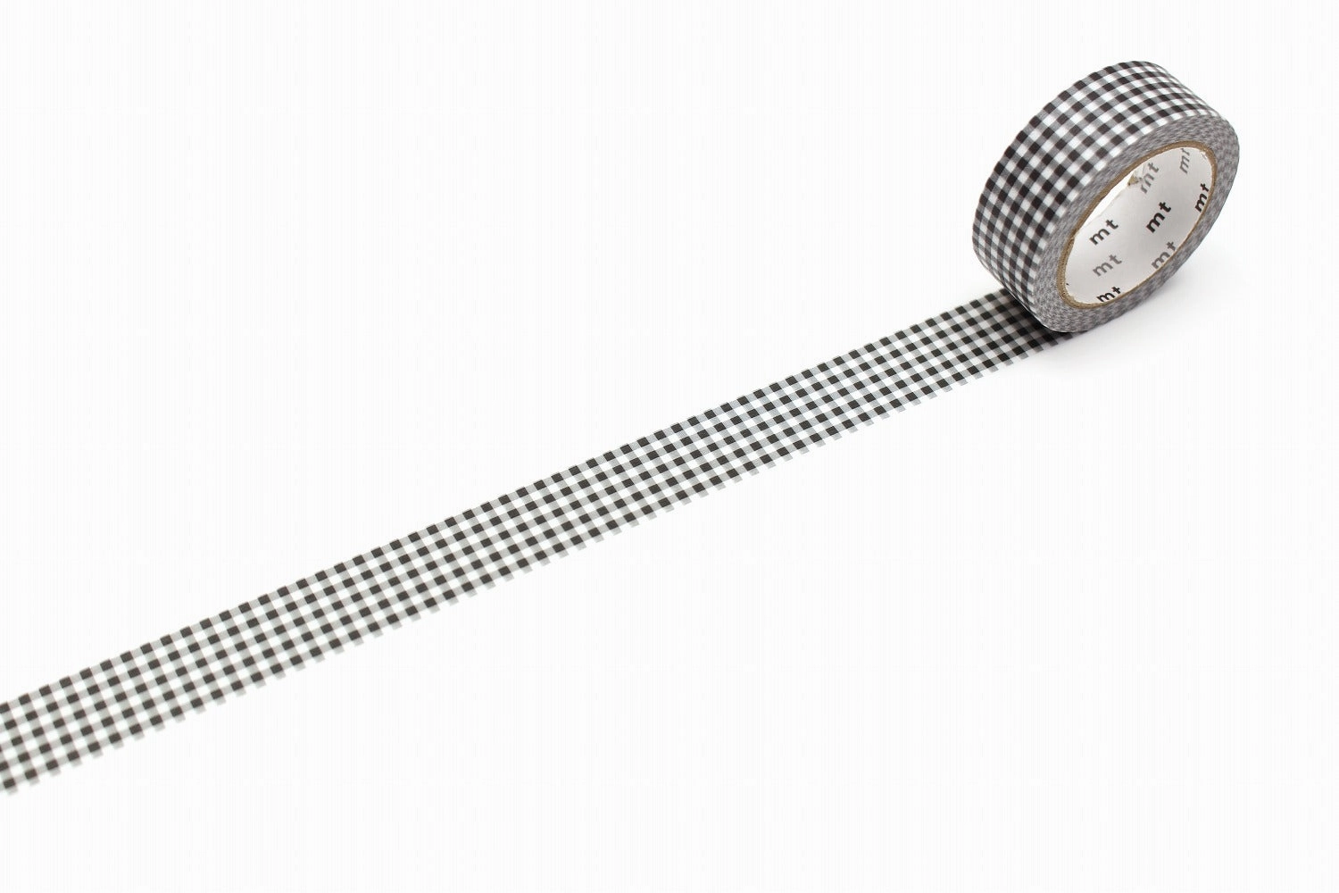 minimalist top Mt Washi Tape - Fine Black Gingham