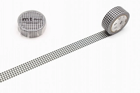 Mt Washi Tape - Fine Black Gingham valuable musthave
