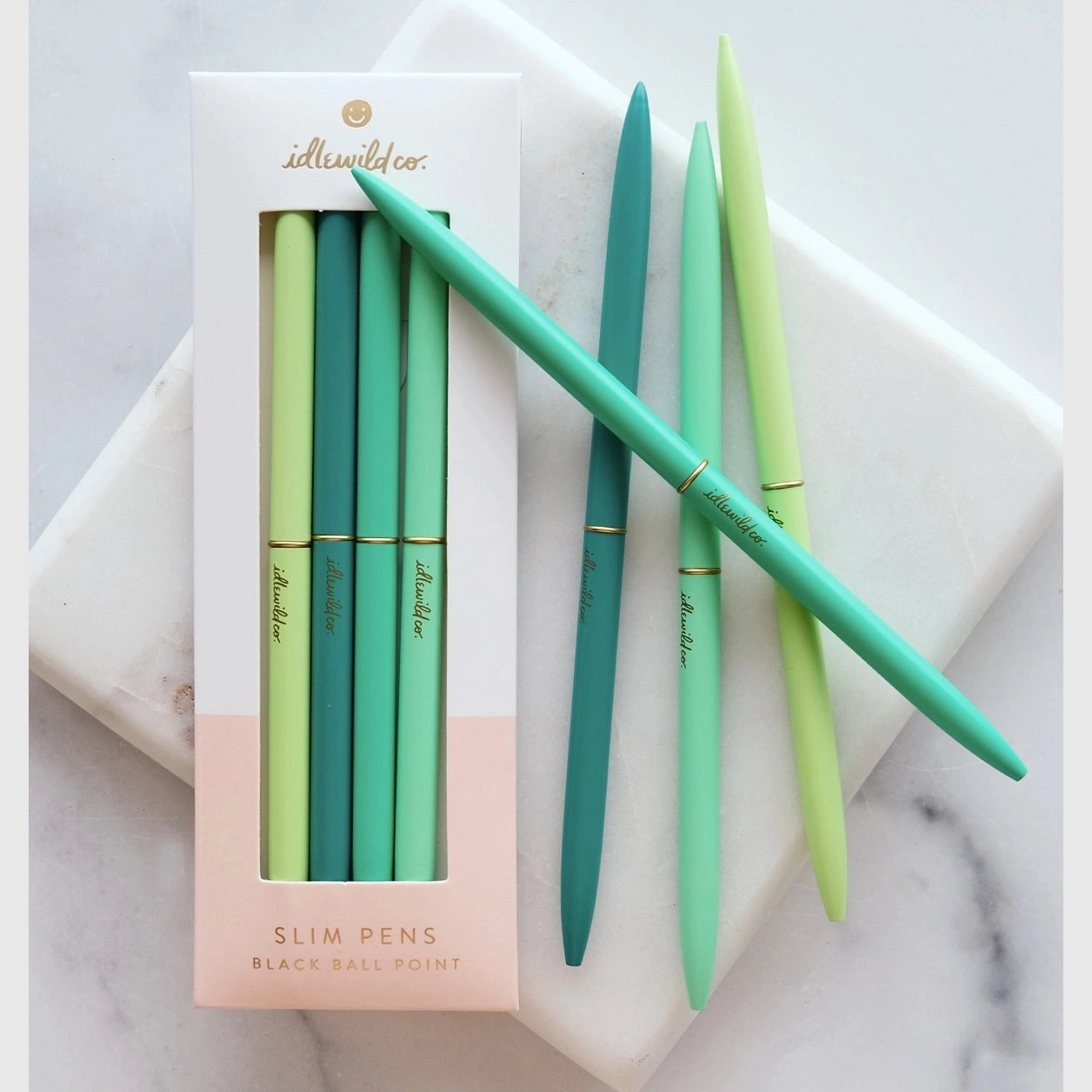 Slim Spectrum Ball Point Pens (Set Of 4) robust refillable
