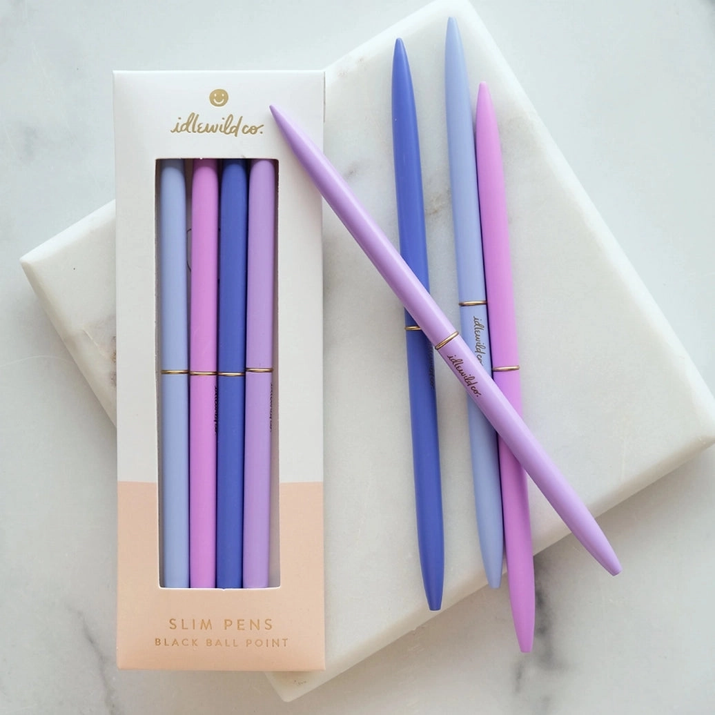 Slim Spectrum Ball Point Pens (Set Of 4) ceramic multipurpose