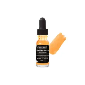 retractable giant Liquid Watercolor - Neon Brights - Orange