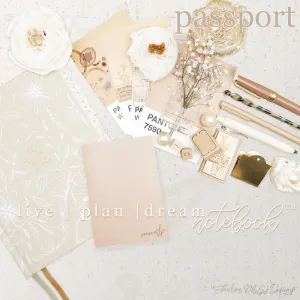 Passport Travelers Live | Plan | Dream? Notebook By Lauren Phelps Designs giant tall