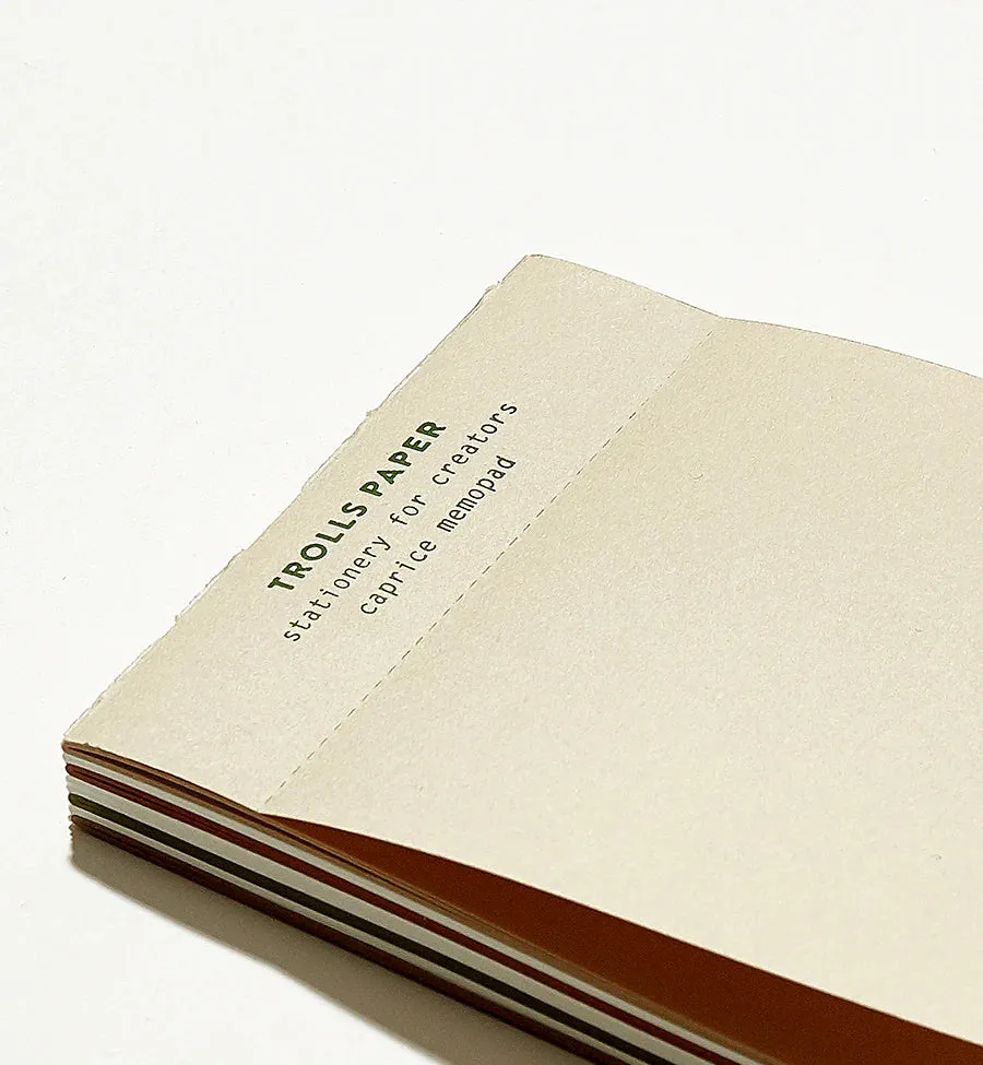 narrow Trolls Paper Caprice Notepad In Beige