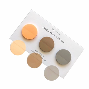 Circle Page Flag Trio | Palette Vol. 06 | Papaya, Moscow   Crpe modern