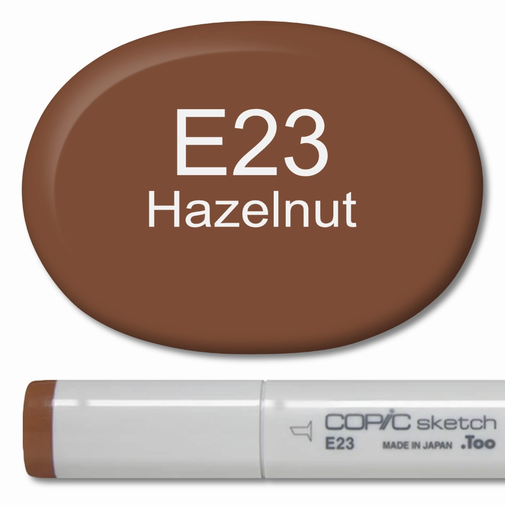Copic Sketch Marker - E23 Hazelnut refined