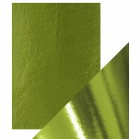 exclusive quickdry Craft Perfect Mirror Card - 8.5X11 5/Pkg - Holly Green