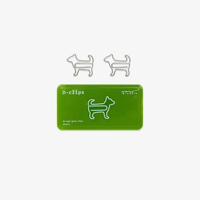 D-Clips Mini // Dog square plastic