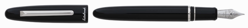 Esterbrooke Estie Ebony Palladium Trim Fountain Pen shockproof