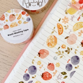 Fruits Washi Tape muted