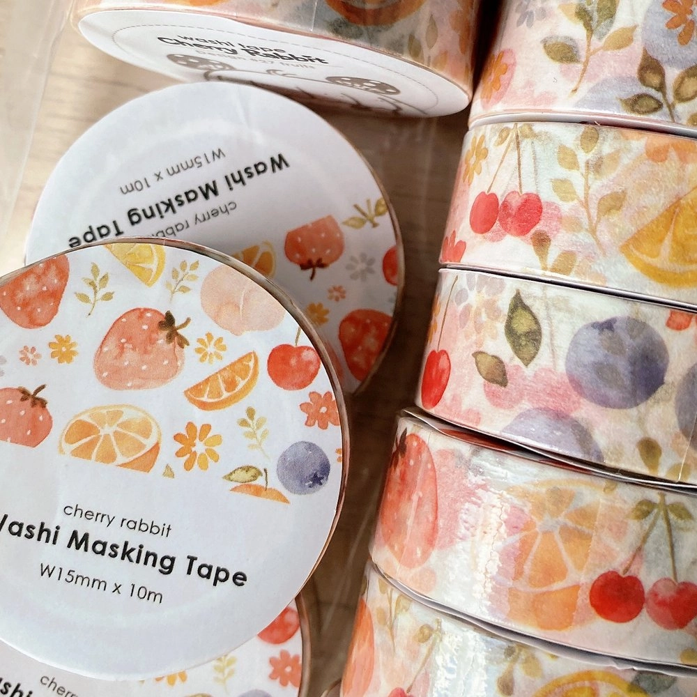 durable strong Fruits Washi Tape