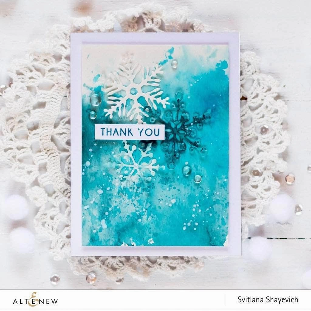 synthetic bamboo Layered Snowflakes Die Set
