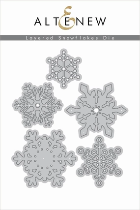 Layered Snowflakes Die Set minimalist