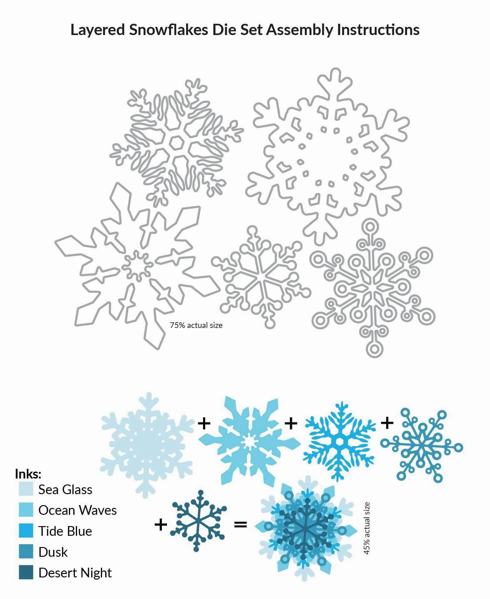 Layered Snowflakes Die Set trusted