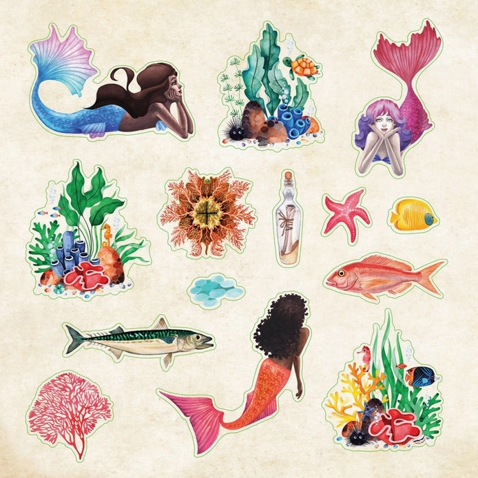 Poseidon'S Kingdom Sticker Book (700  Stickers) recycled