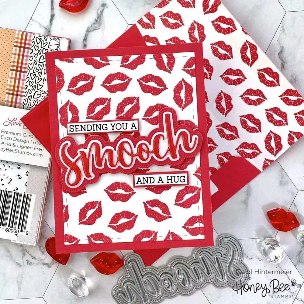 Smooch - 3X4 Stamp Set - Retiring earthy top