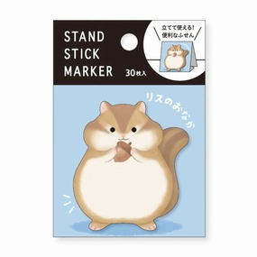 glossy Squirrel Belly Sticky Notes