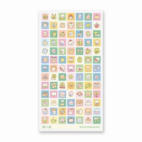 quality special Stickii Kawaii Squared Sticker Sheet