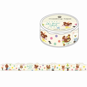 multipurpose rugged The Bear'S School Washi Tape