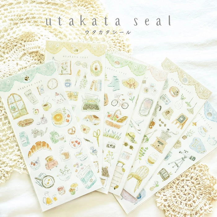resilient Utakata Seal Sticker Coffee
