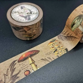 refined Vintage Mushroom Washi Tape
